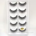 5 pairs lashes sets reuseable 3d fake eyelashes